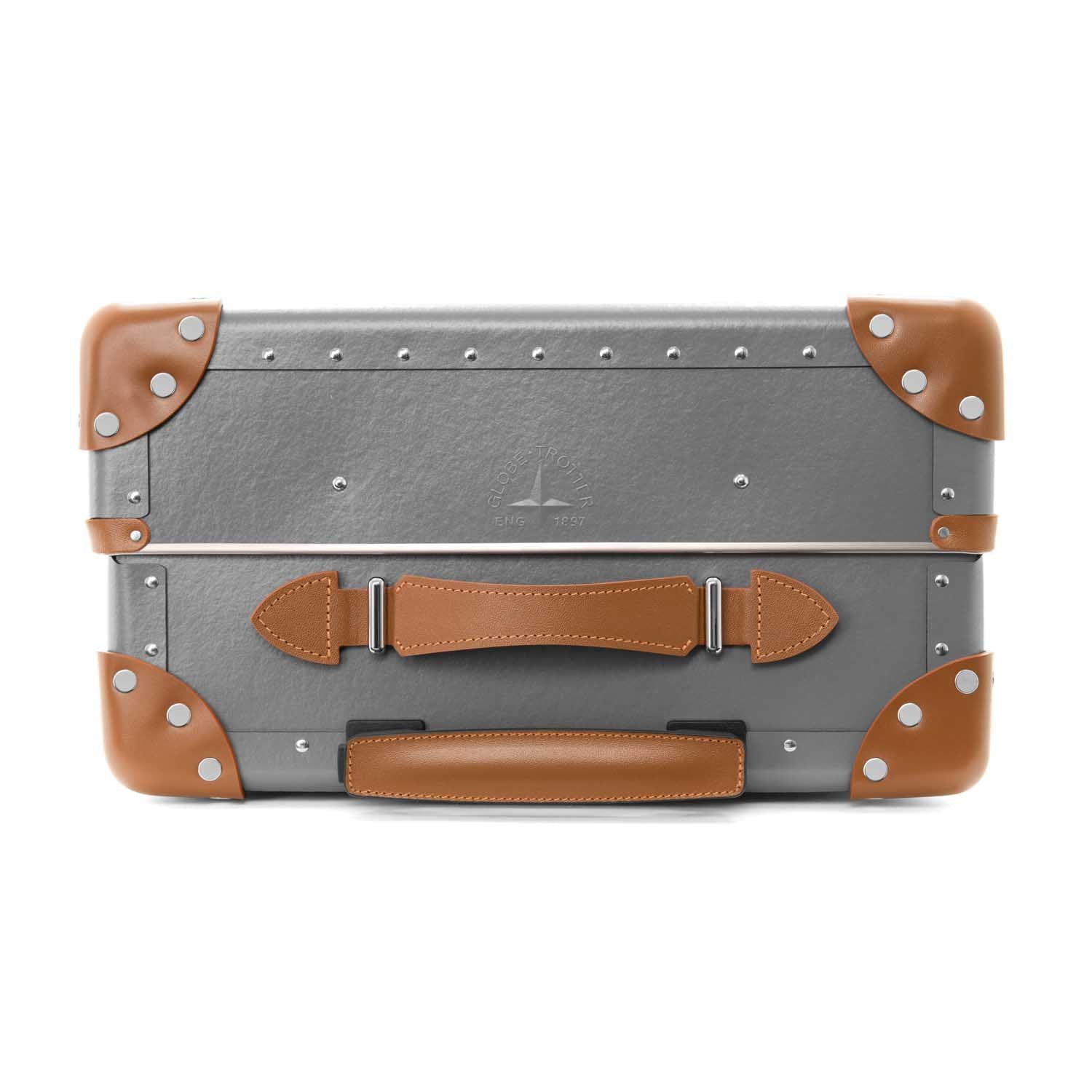 Centenary · Carry-On - 4 Wheels | Grey/Caramel/Chrome