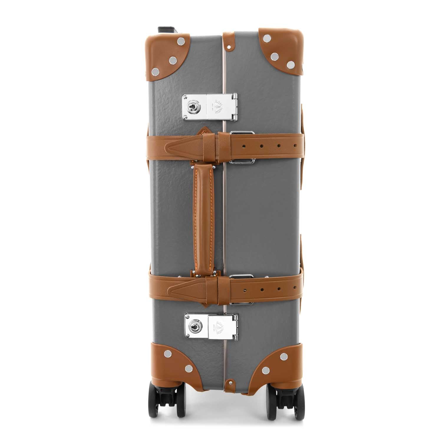 Centenary · Carry-On - 4 Wheels | Grey/Caramel/Chrome