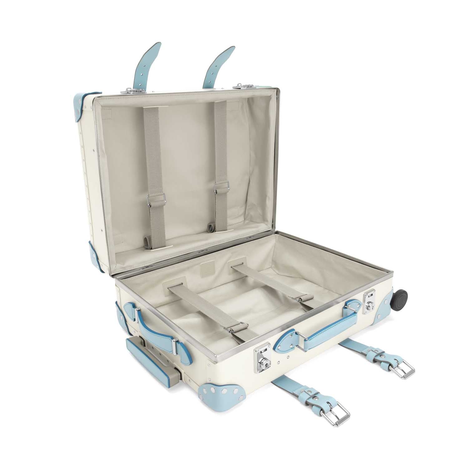 Pop Colour · Carry-On - 4 Wheels | Ivory/Pastel Blue/Chrome