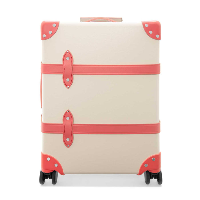 Pop Colour · Carry-On - 4 Wheels | Ivory/Flamingo/Chrome