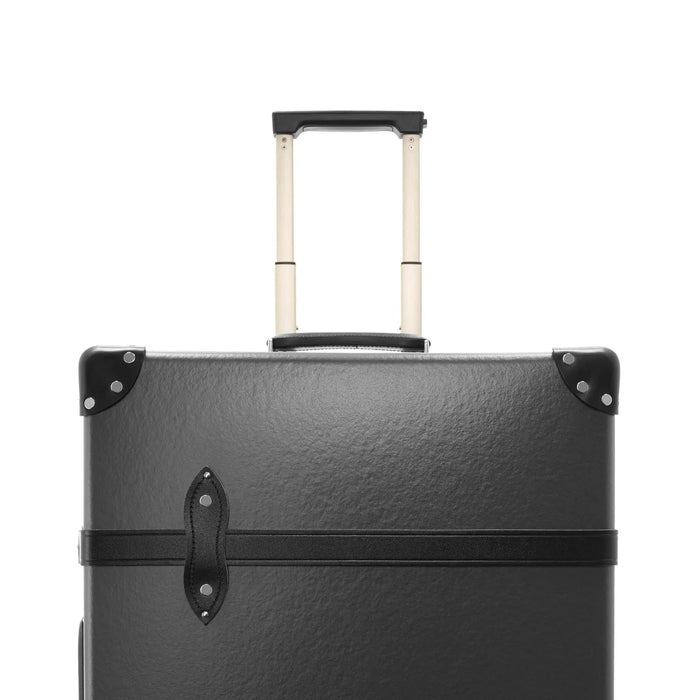 Centenary · Large Check-In - 4 Wheels | Charcoal/Black/Chrome - GLOBE-TROTTER
