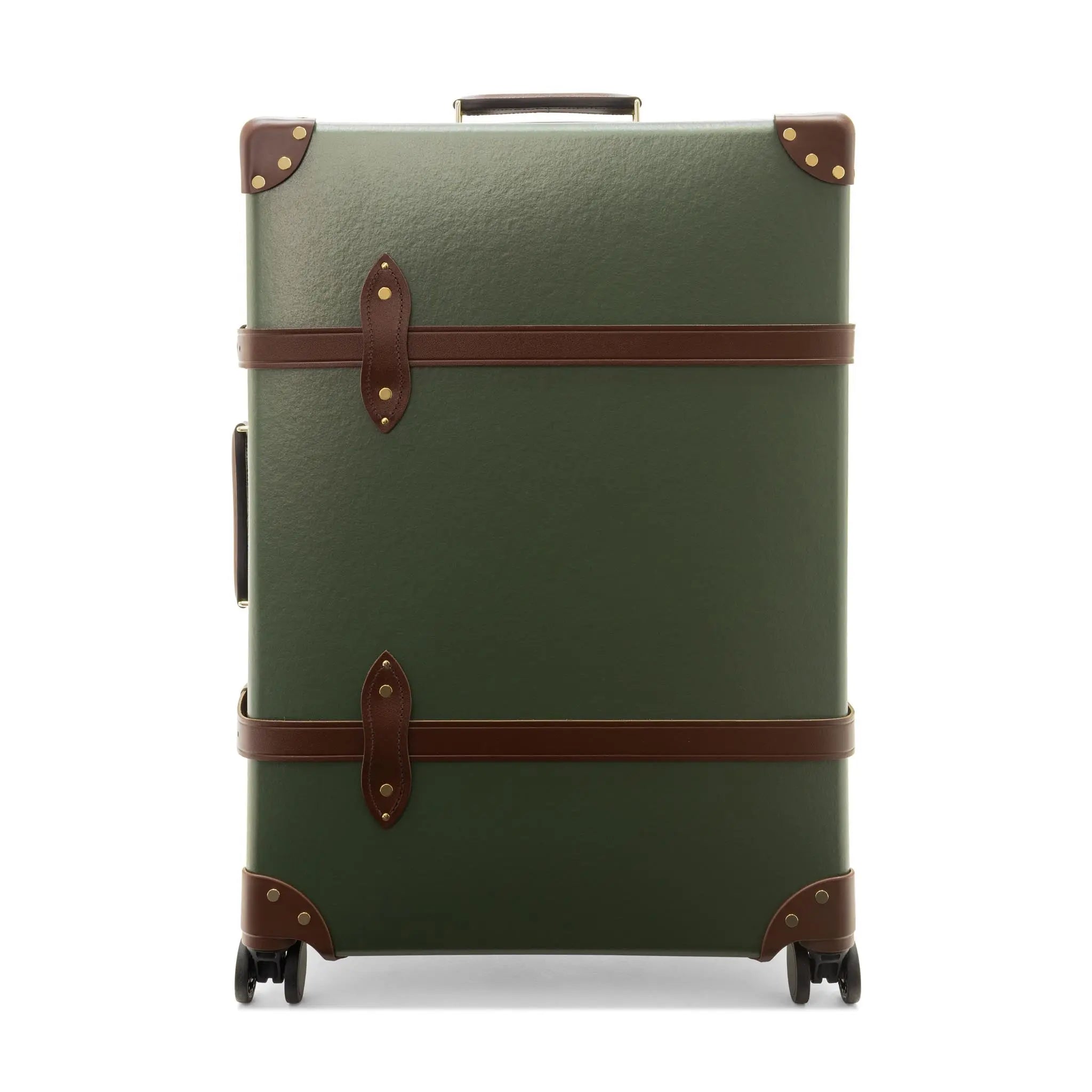 New - Centenary · Large Check-In - 4 Wheels | Green/Brown - GLOBE-TROTTER