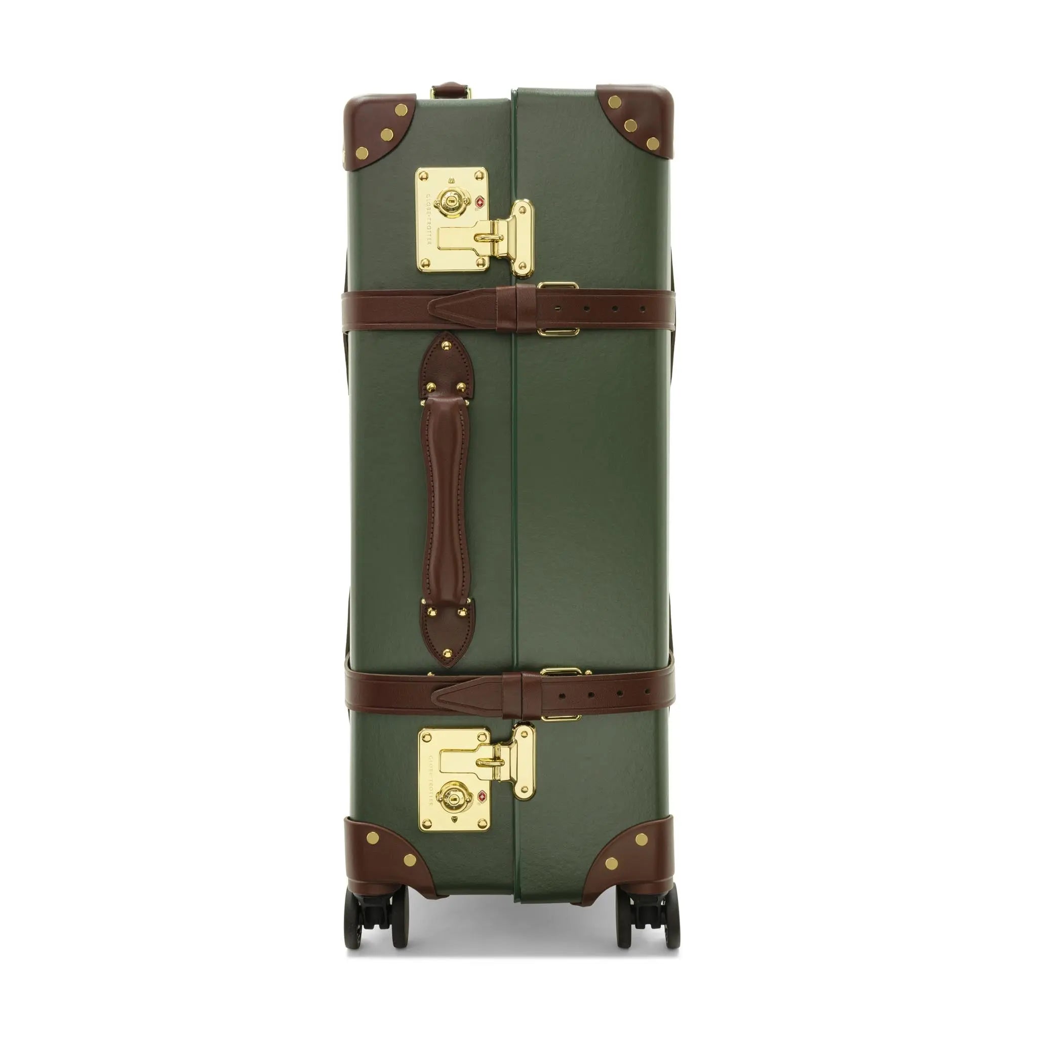 New - Centenary · Large Check-In - 4 Wheels | Green/Brown - GLOBE-TROTTER