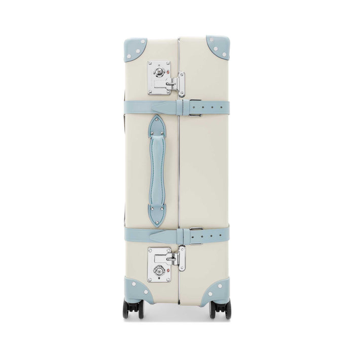 Pop Colour · Large Check-In - 4 Wheels | Ivory/Pastel Blue/Chrome