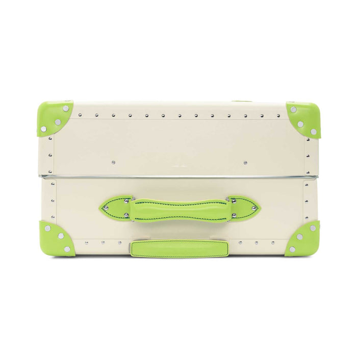 Pop Colour · Large Check-In - 4 Wheels | Ivory/Parrot Green/Chrome