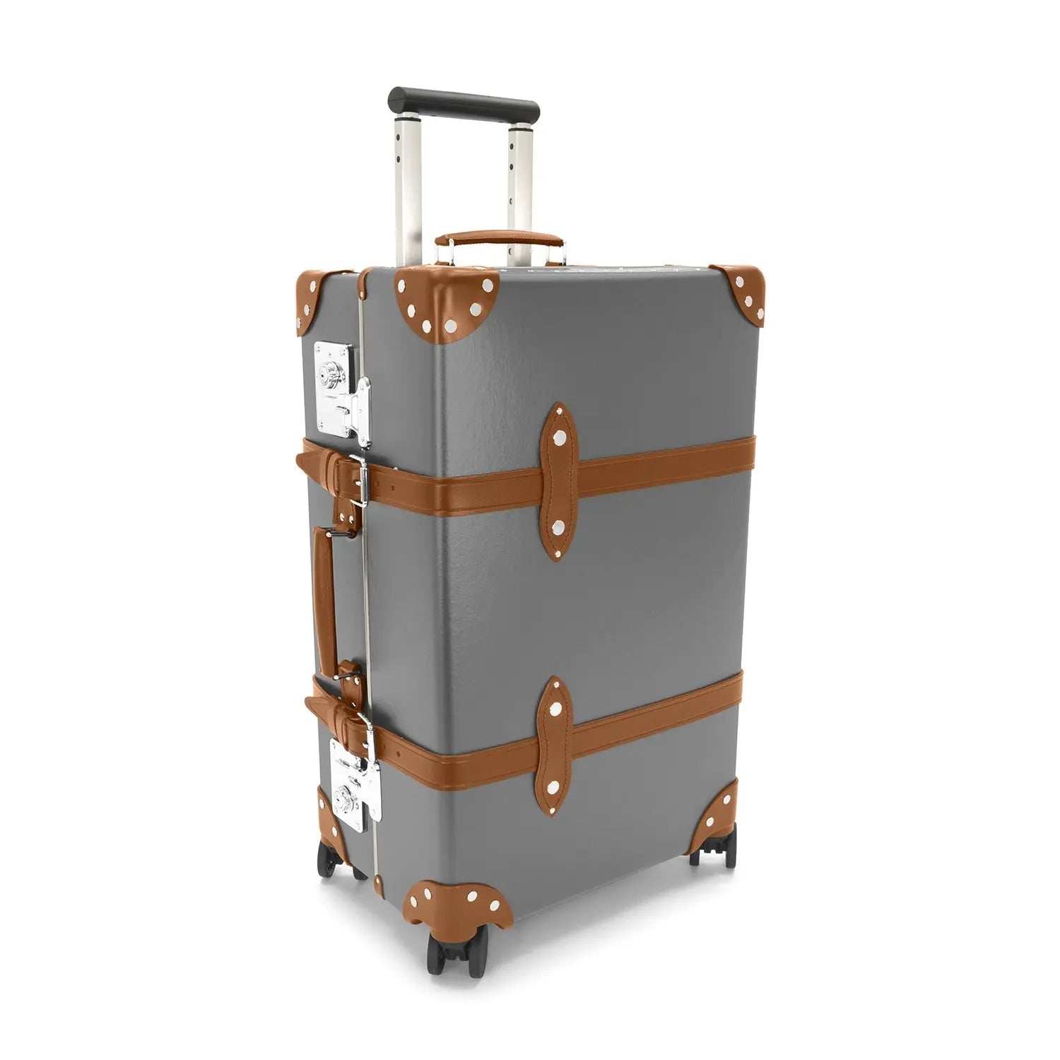 New - Centenary · Medium Check-In - 4 Wheels | Grey/Caramel - GLOBE-TROTTER