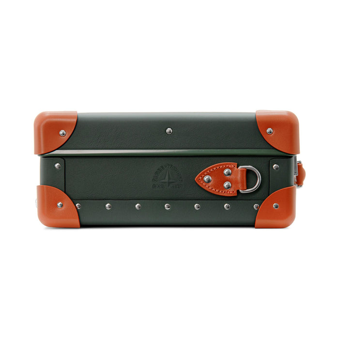 Leather Crafted · Small Attaché | Leaf/Orange/Chrome