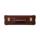 Leather Crafted · Small Attaché | Sherry Red/Brown/Gold