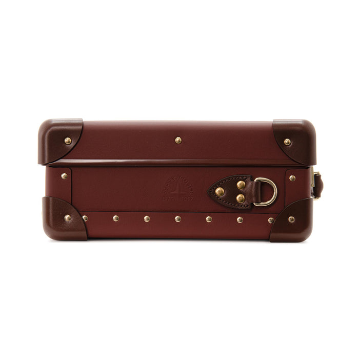 Leather Crafted · Small Attaché | Sherry Red/Brown/Gold
