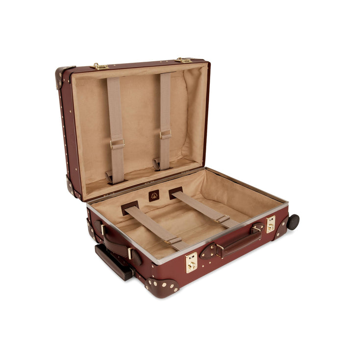 Leather Crafted · Carry-On - 4 Wheels | Sherry Red/Brown/Gold