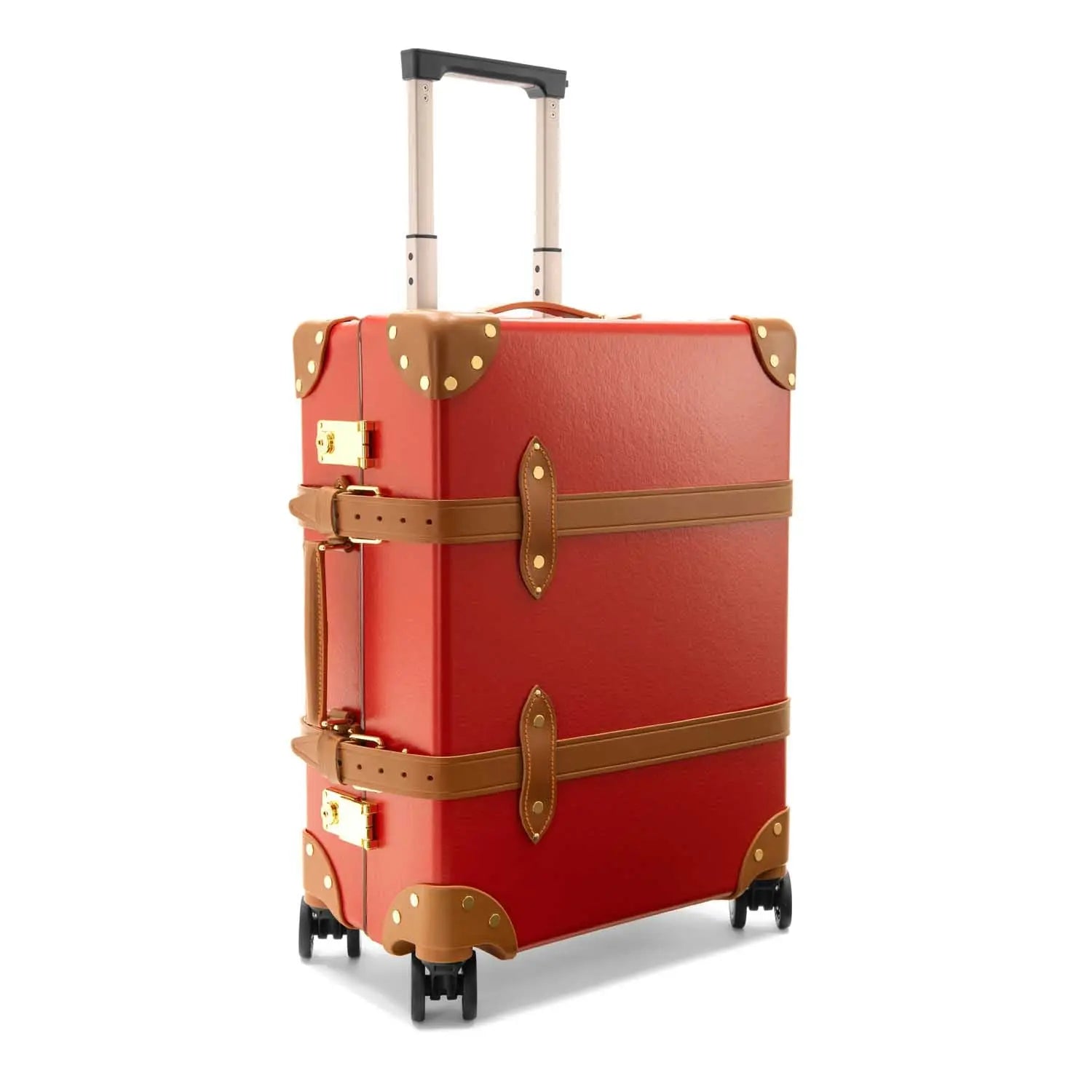 Centenary · Carry-On - 4 Wheels | Red/Caramel/Gold - GLOBE-TROTTER