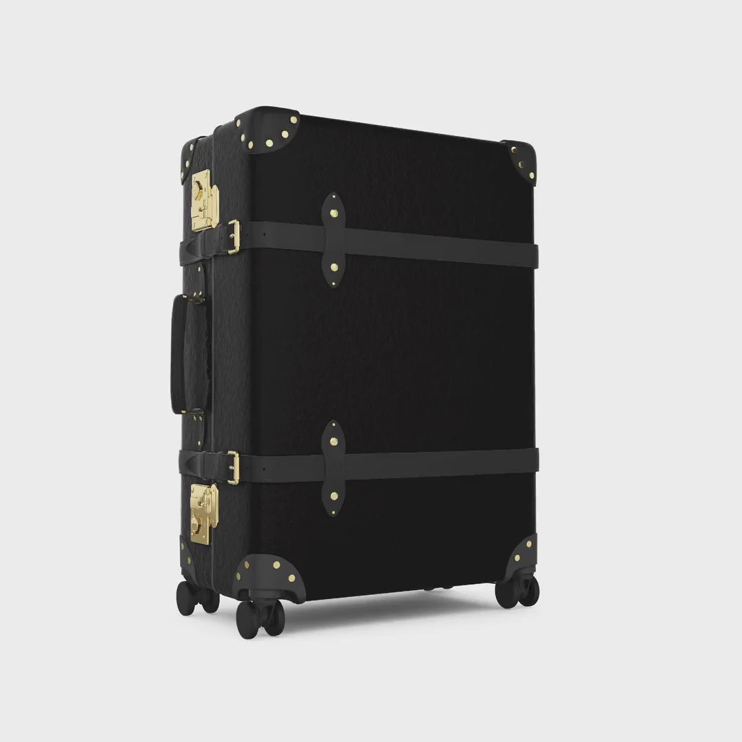Centenary · Large Check-In - 4 Wheels | Black/Black/Gold