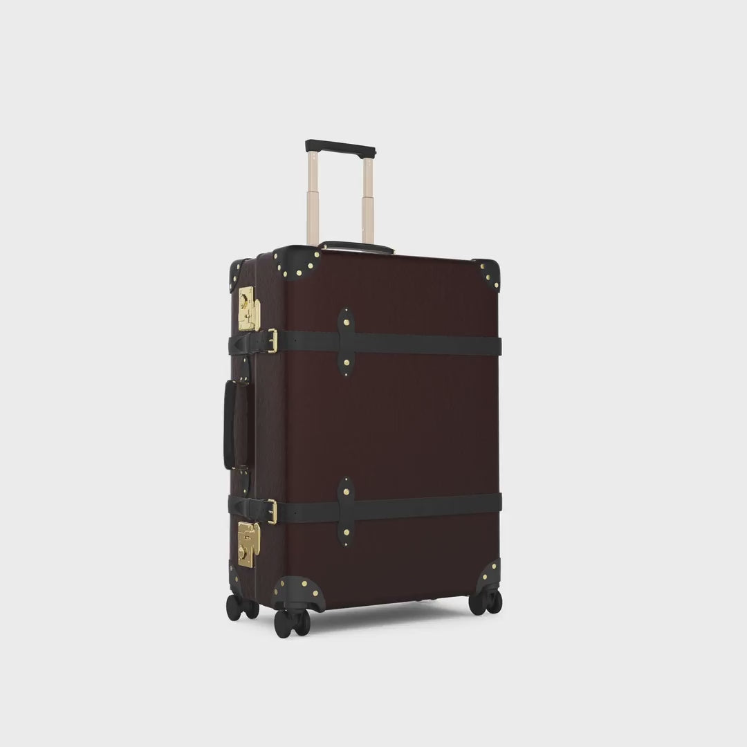 Centenary · Carry-On - 4 Wheels | Oxblood/Black/Gold