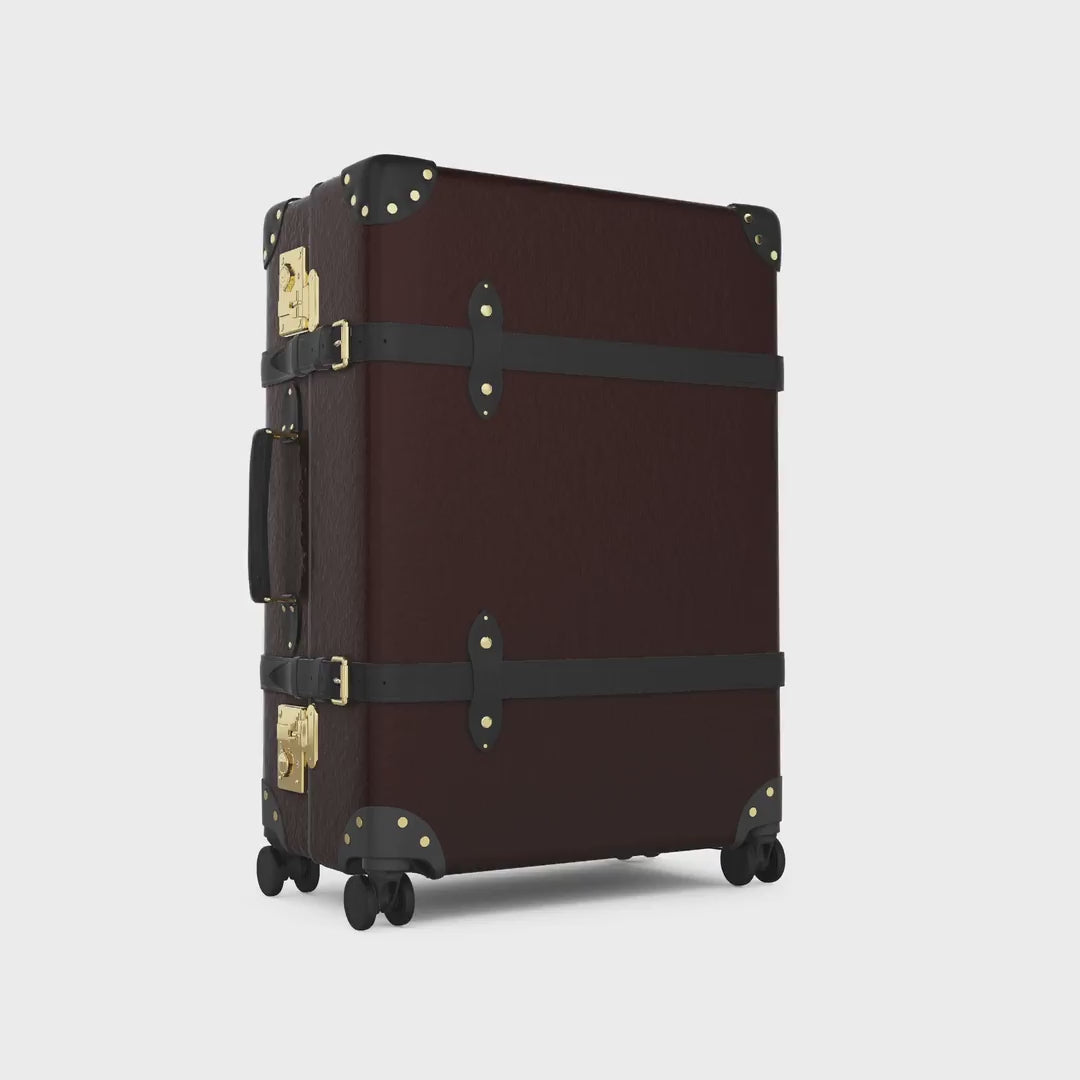 Centenary · Carry-On - 4 Wheels | Oxblood/Black/Gold