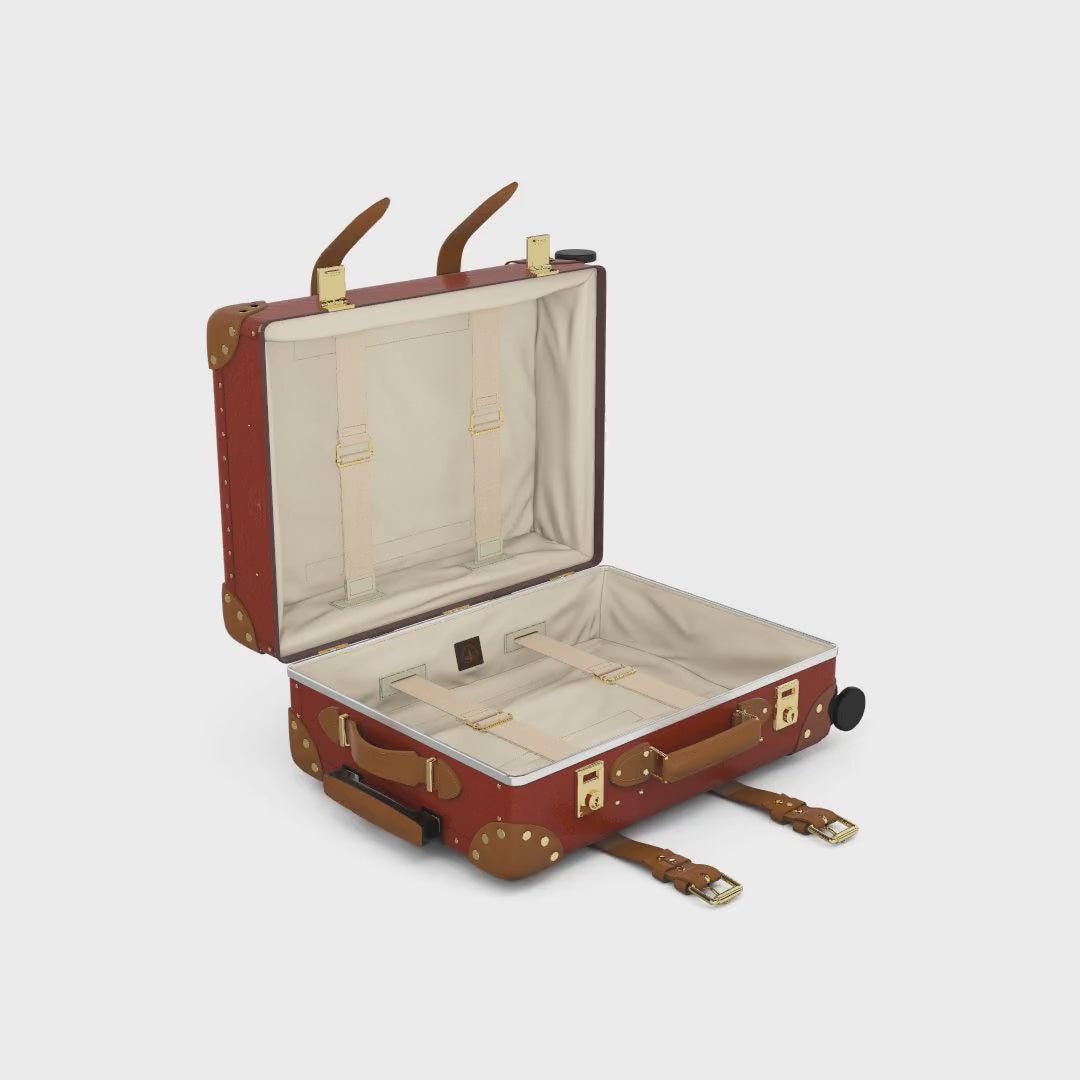 Centenary · Carry-On - 4 Wheels | Red/Caramel/Gold