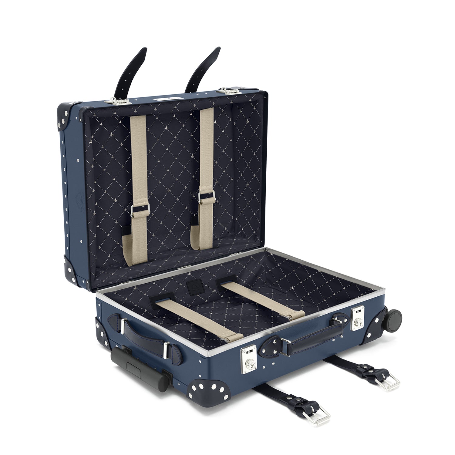 Centenary 125 Carry On Heritage Blue Navy Globe Trotter