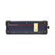 Centenary · 12-Slot Watch Case | Navy/Coco/Gold - GLOBE-TROTTER