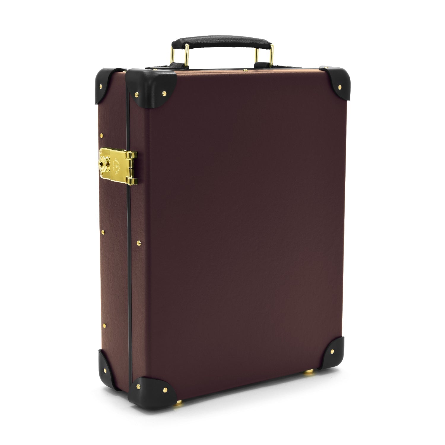 Centenary · 12-Slot Watch Case | Oxblood/Black - GLOBE-TROTTER