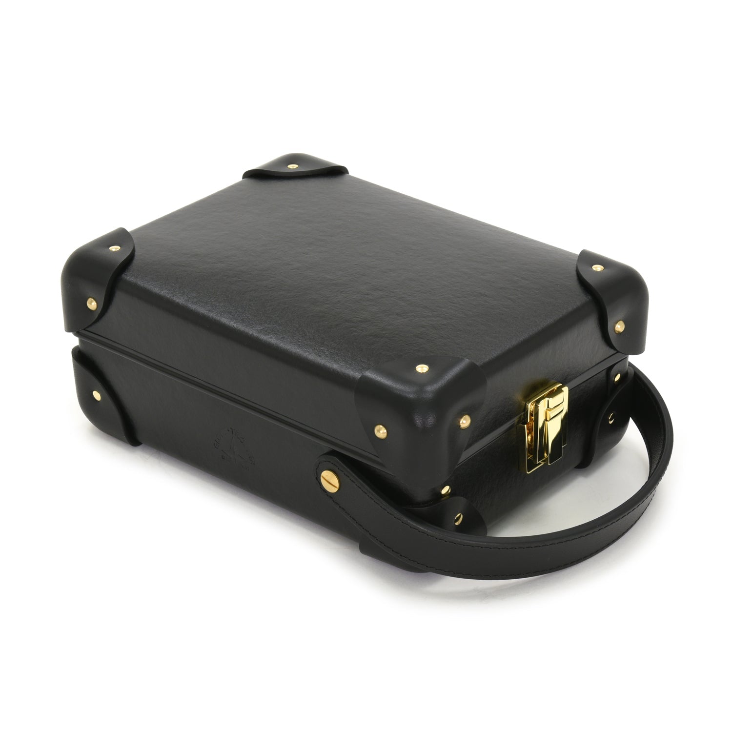 Centenary · 3-Slot Watch Case | Black/Black/Gold - GLOBE-TROTTER