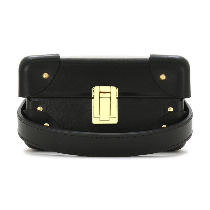 Centenary · 3-Slot Watch Case | Black/Black/Gold - GLOBE-TROTTER