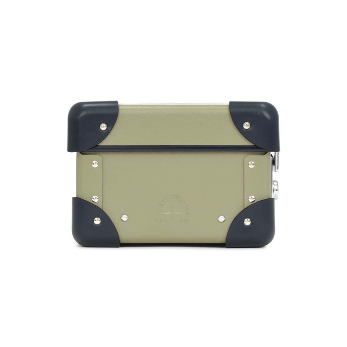 Centenary · 3-Slot Watch Case | Olive/Navy/Chrome - GLOBE-TROTTER