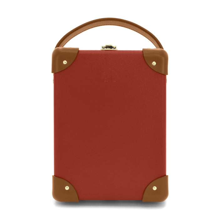 Centenary · 3-Slot Watch Case | Red/Caramel - GLOBE-TROTTER