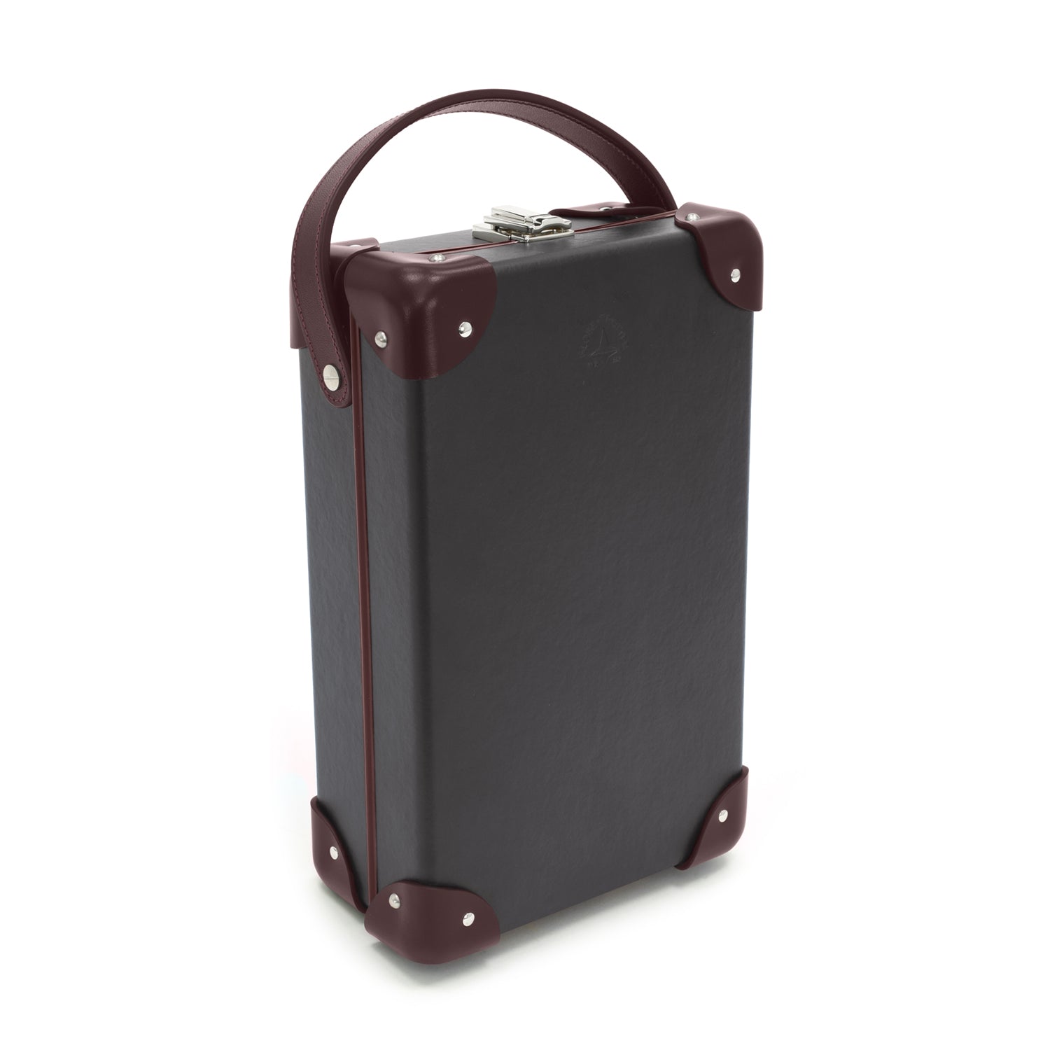 Centenary · 6-Slot Watch Case | Brown/Burgundy - GLOBE-TROTTER