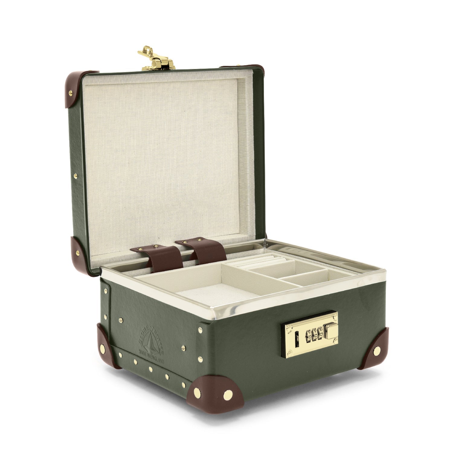 Centenary · Jewellery Case | Green/Brown - GLOBE-TROTTER