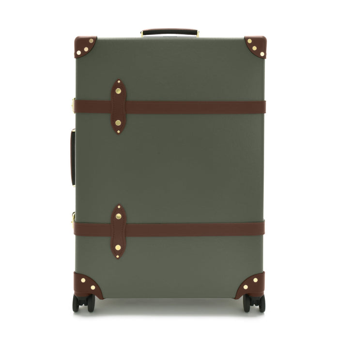 Centenary · Large Check-In - 4 Wheels | Green/Brown - GLOBE-TROTTER