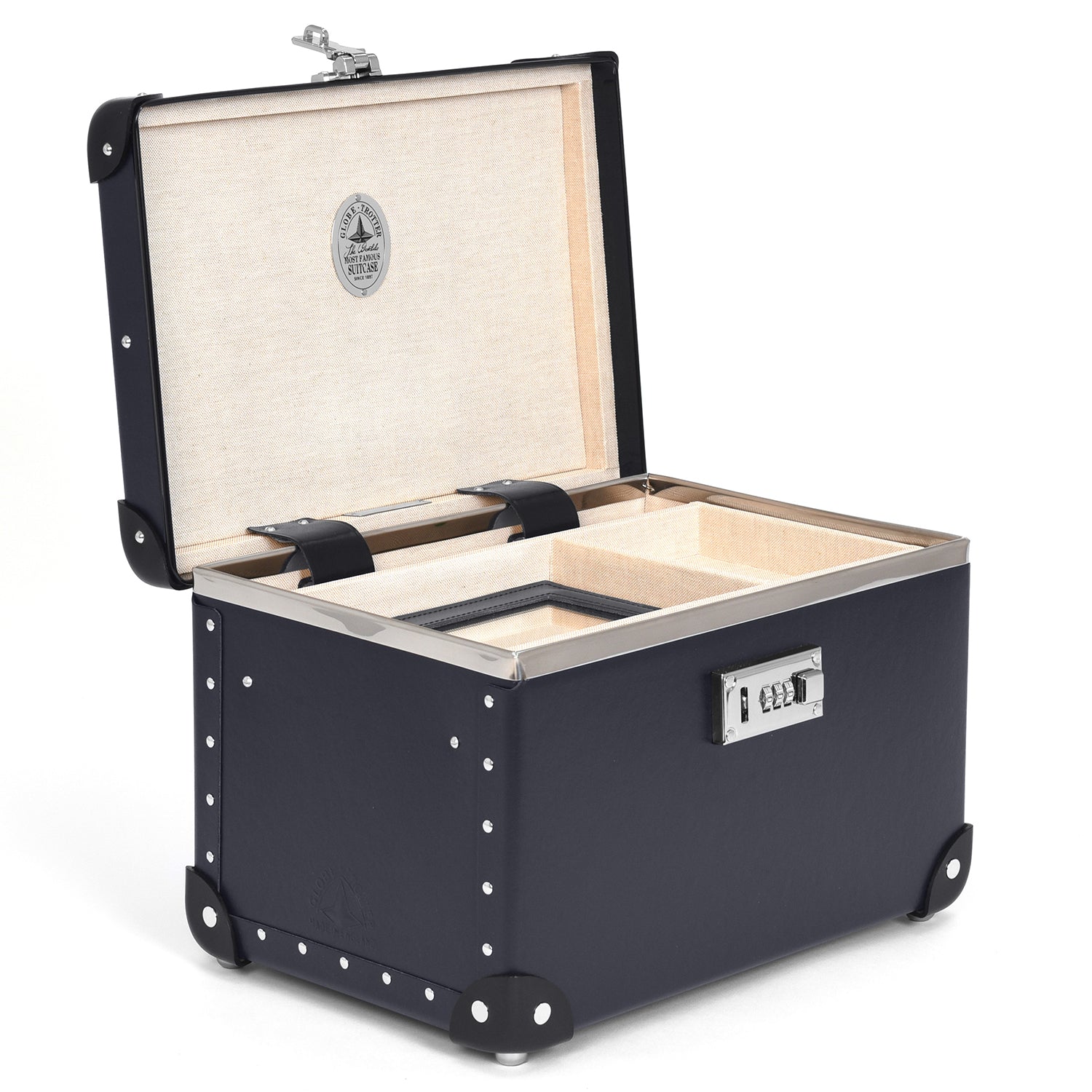 Centenary · Vanity Case | Navy/Navy - GLOBE-TROTTER