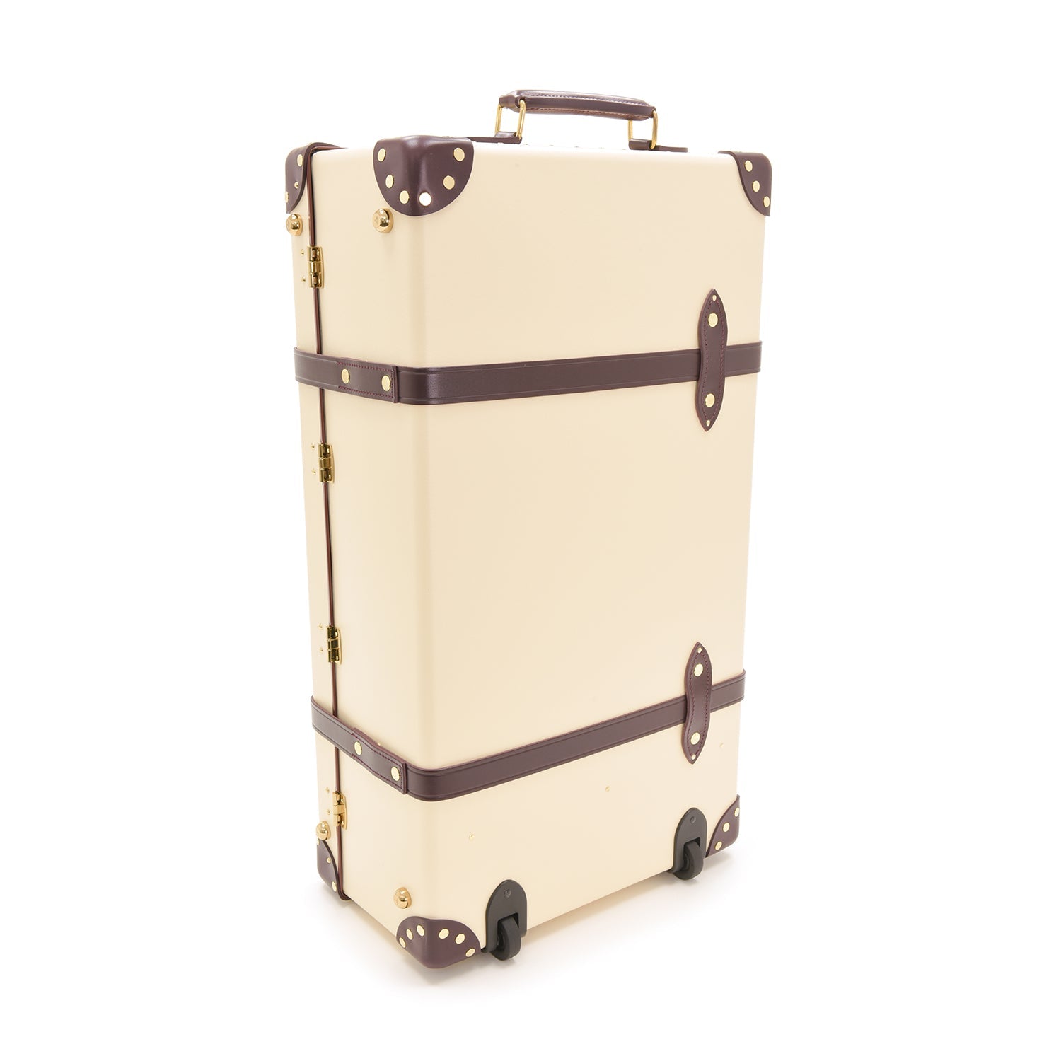 Chelsea Garden · Large Suitcase | Ivory/Burgundy - GLOBE-TROTTER