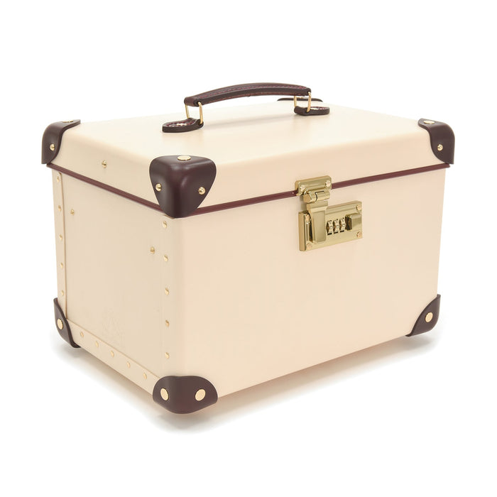 Chelsea Garden · Vanity Case | Ivory/Burgundy - GLOBE-TROTTER