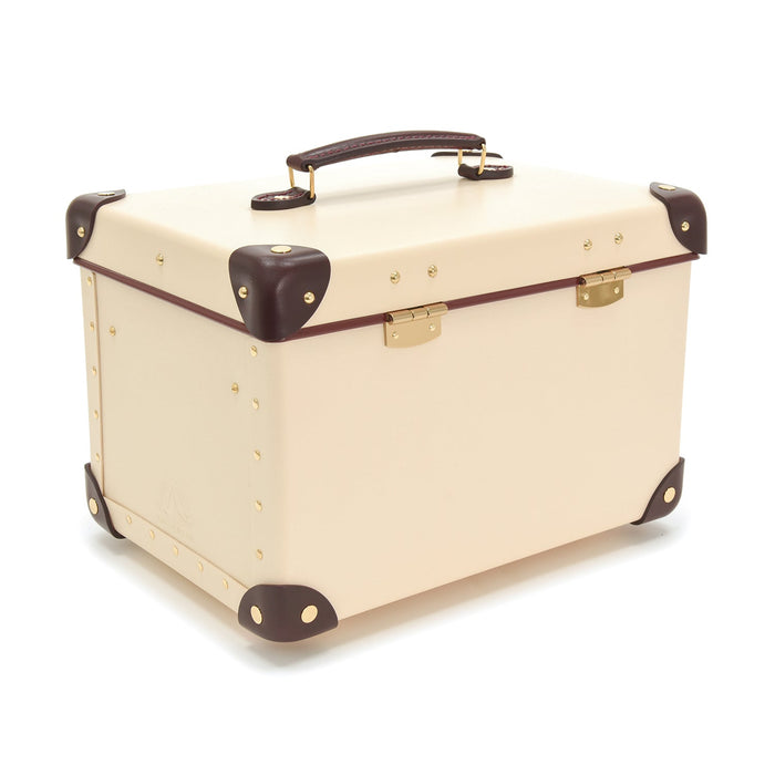 Chelsea Garden · Vanity Case | Ivory/Burgundy - GLOBE-TROTTER