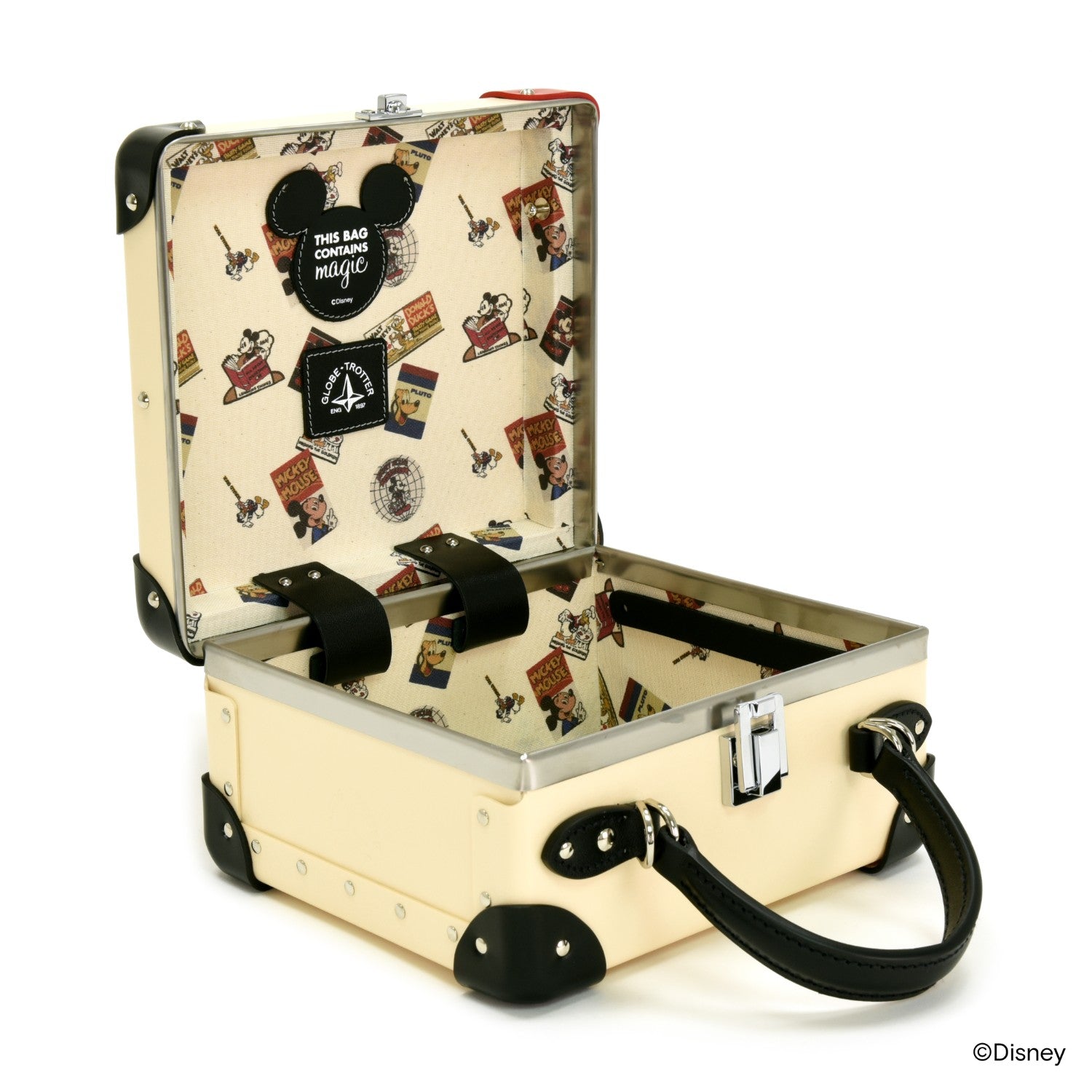 Disney - This Bag Contains Magic Collection · London Square | Ivory/Black - GLOBE-TROTTER