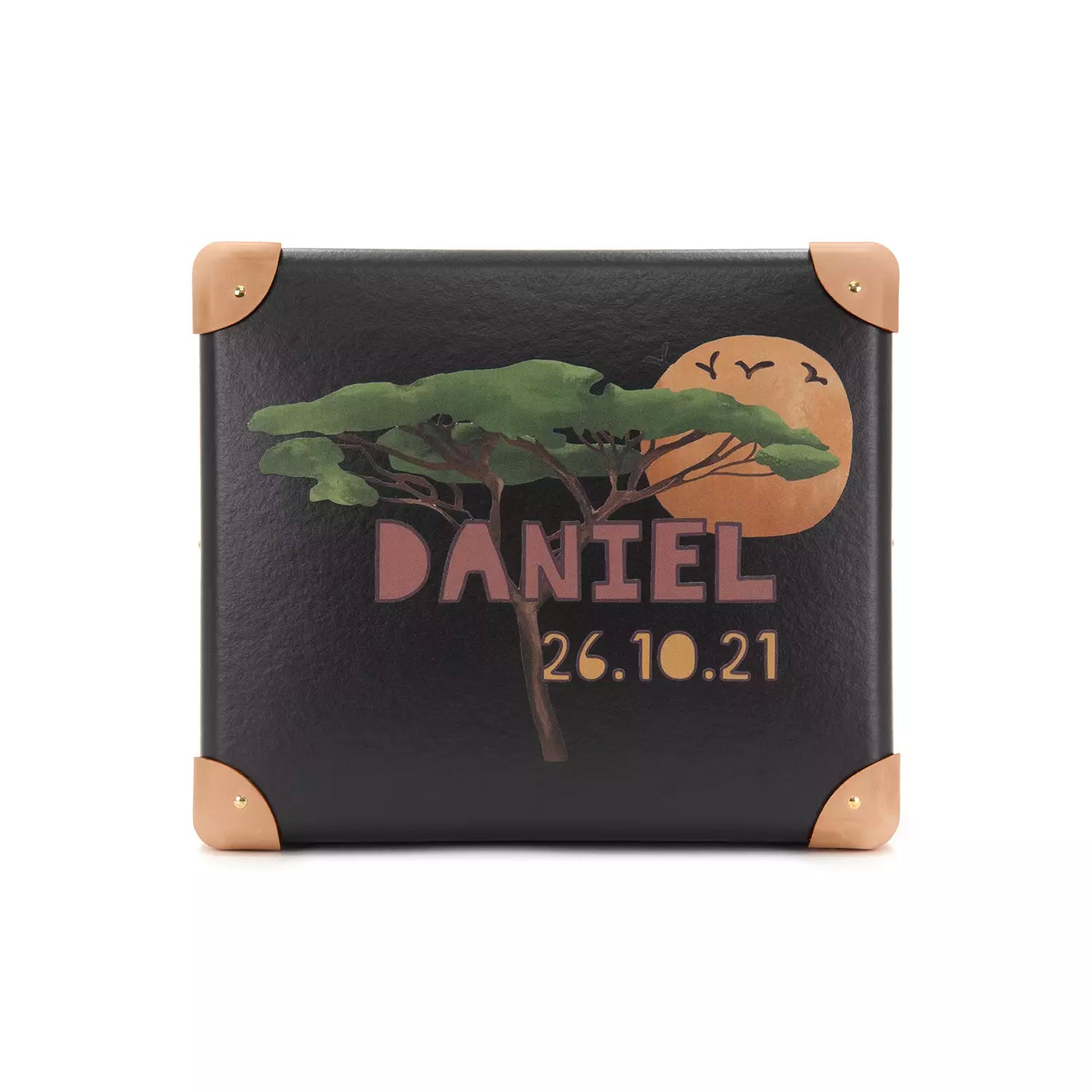 Occasions · Custom Children's Keepsake Box | Safari - Brown/Natural - GLOBE-TROTTER