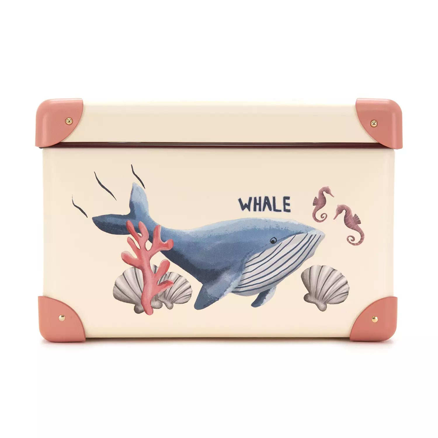 Occasions · Custom Children's Keepsake Box | Sea Life - Ivory/Desert Rose - GLOBE-TROTTER