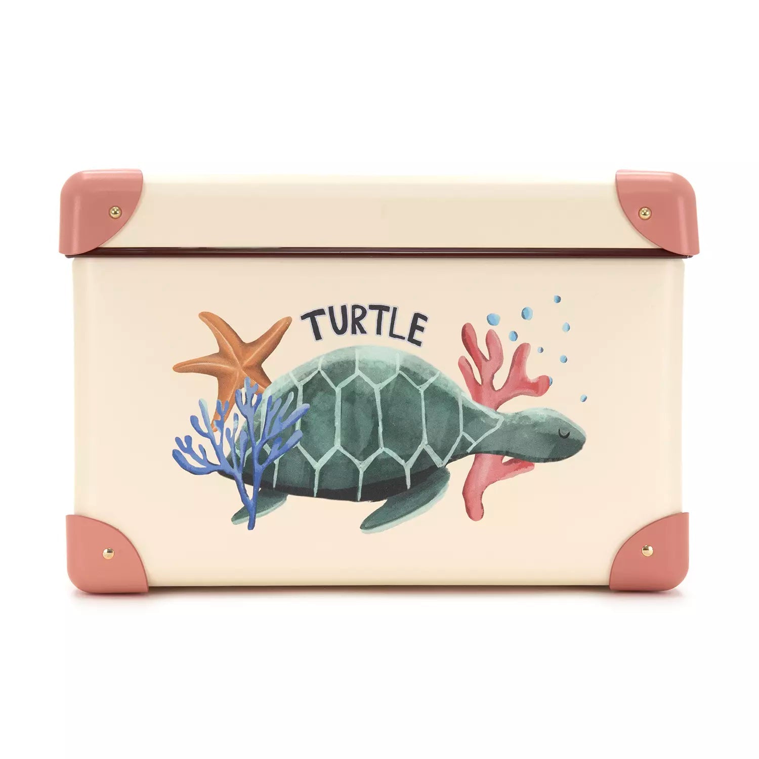Occasions · Custom Children's Keepsake Box | Sea Life - Ivory/Desert Rose - GLOBE-TROTTER