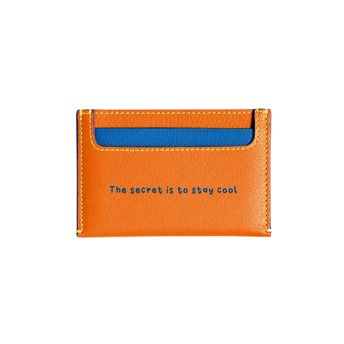 PEANUTS · Credit Card Holder | Orange - GLOBE-TROTTER