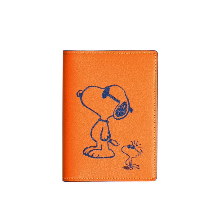 PEANUTS · Passport Cover | Orange - GLOBE-TROTTER