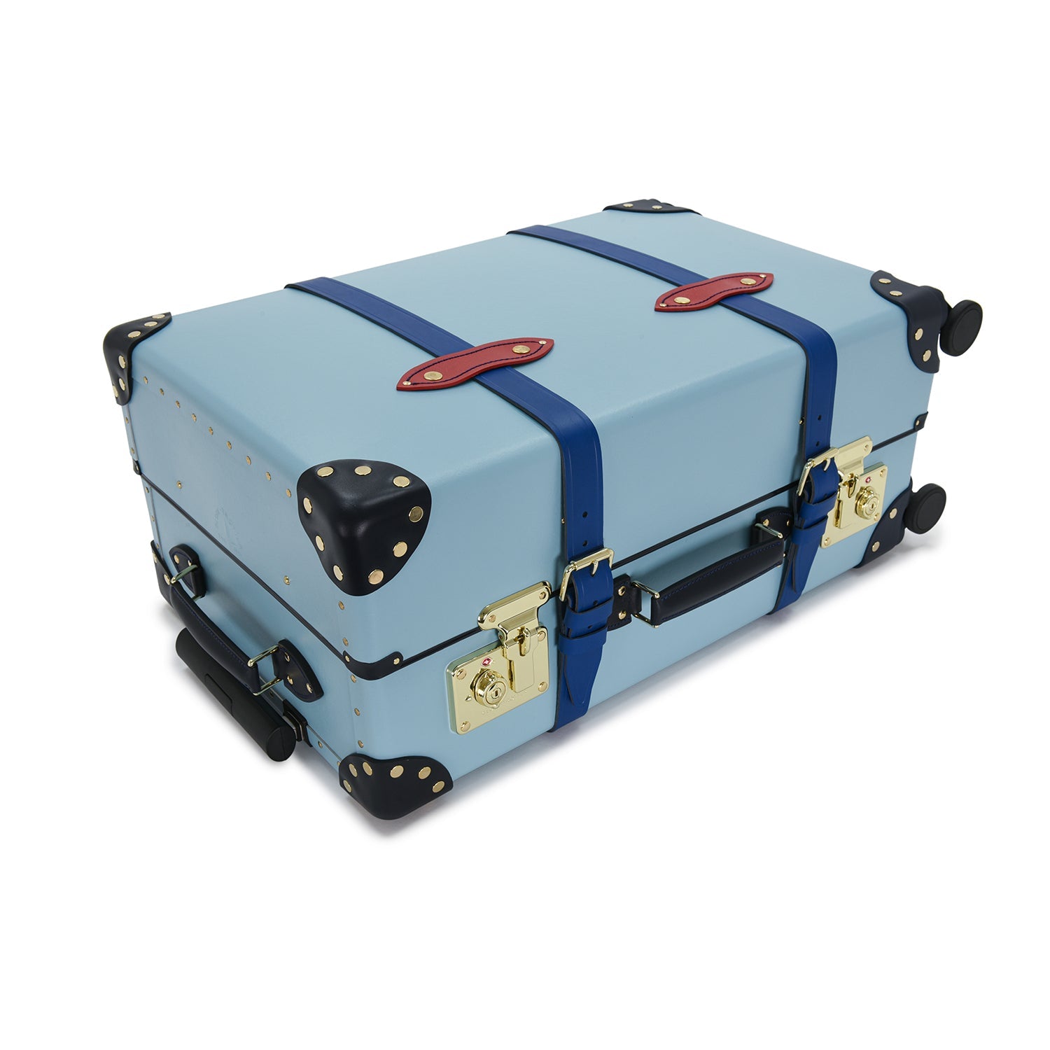 Peanuts · Medium Check-In - 4 Wheels | Linus Blue/Red - GLOBE-TROTTER