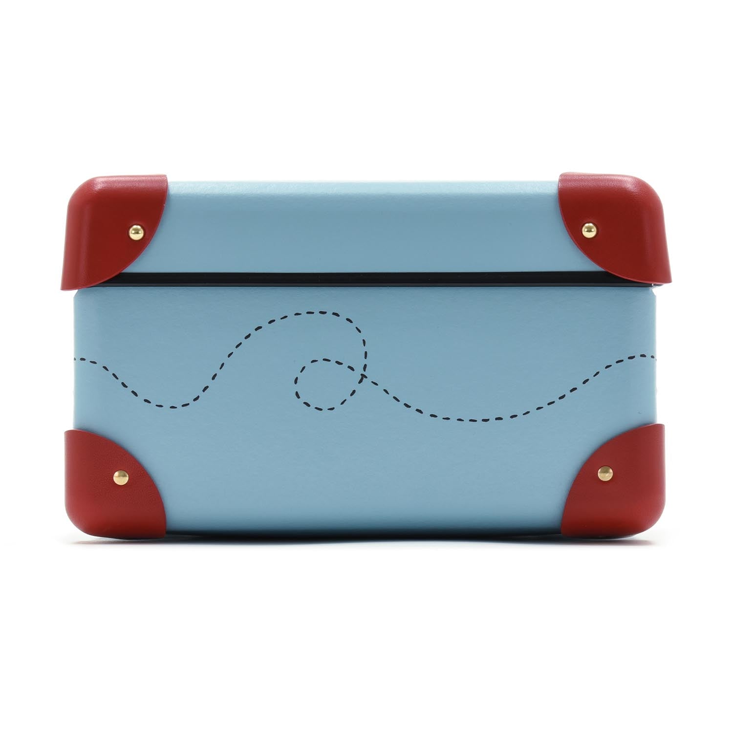 Peanuts · Small Storage Box | Linus Blue/Red - GLOBE-TROTTER