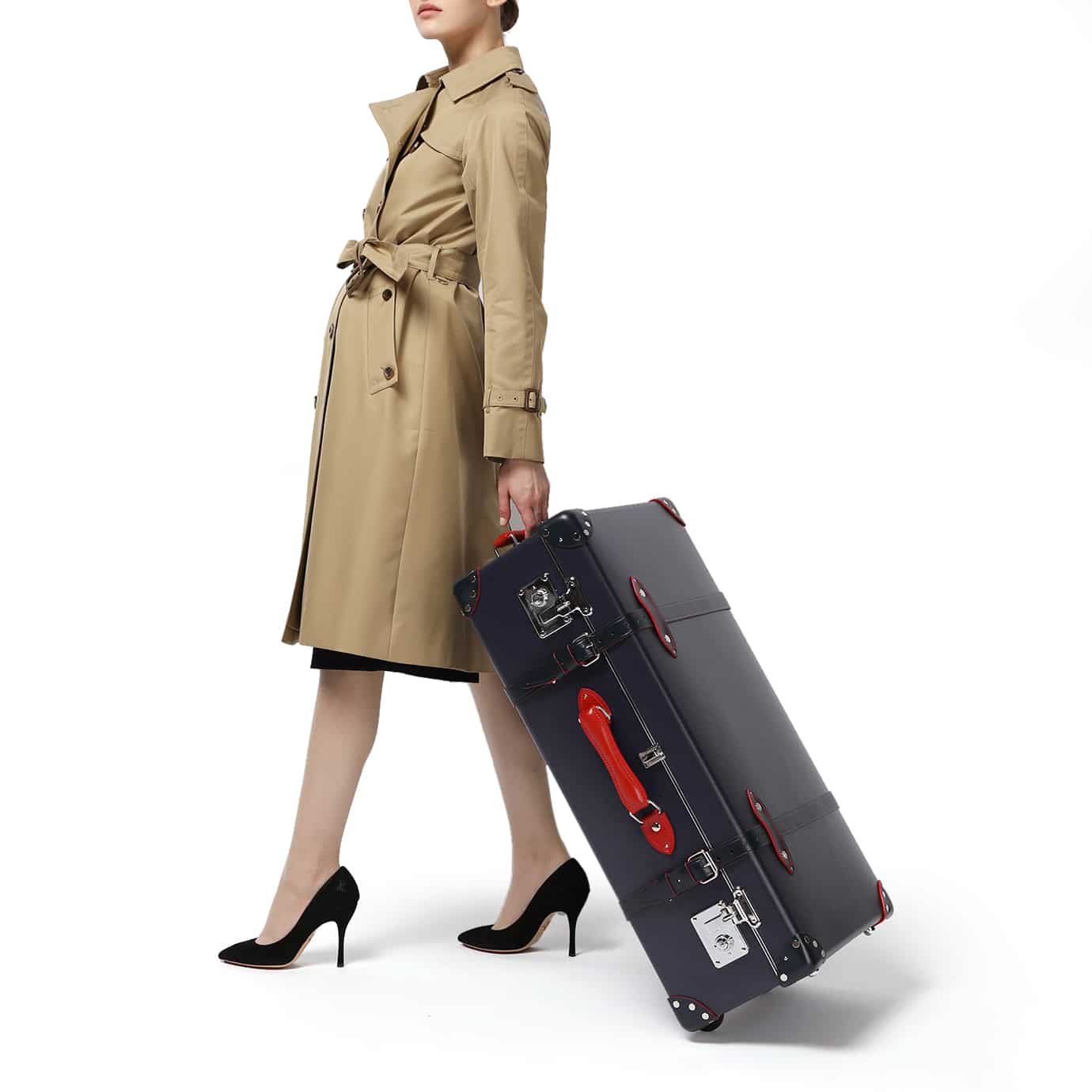 St. Moritz · Large Suitcase | Navy/Navy - GLOBE-TROTTER