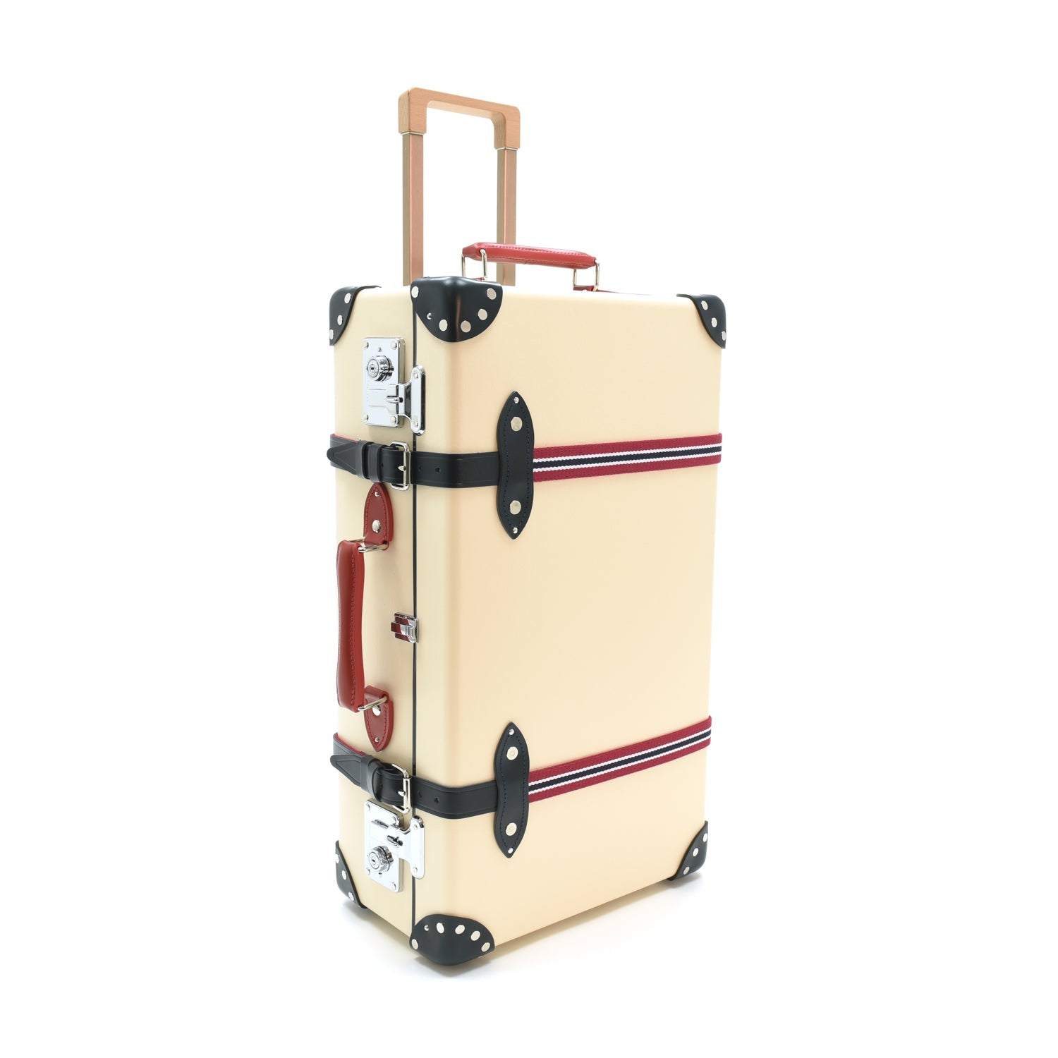 St. Moritz · Medium Check-In | Ivory/Navy - GLOBE-TROTTER