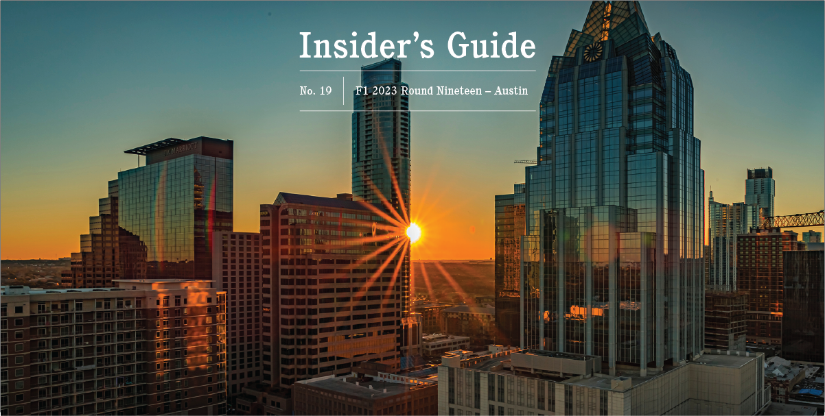 F1 2023 Insider’s Guide No. 19 – Austin - GLOBE-TROTTER
