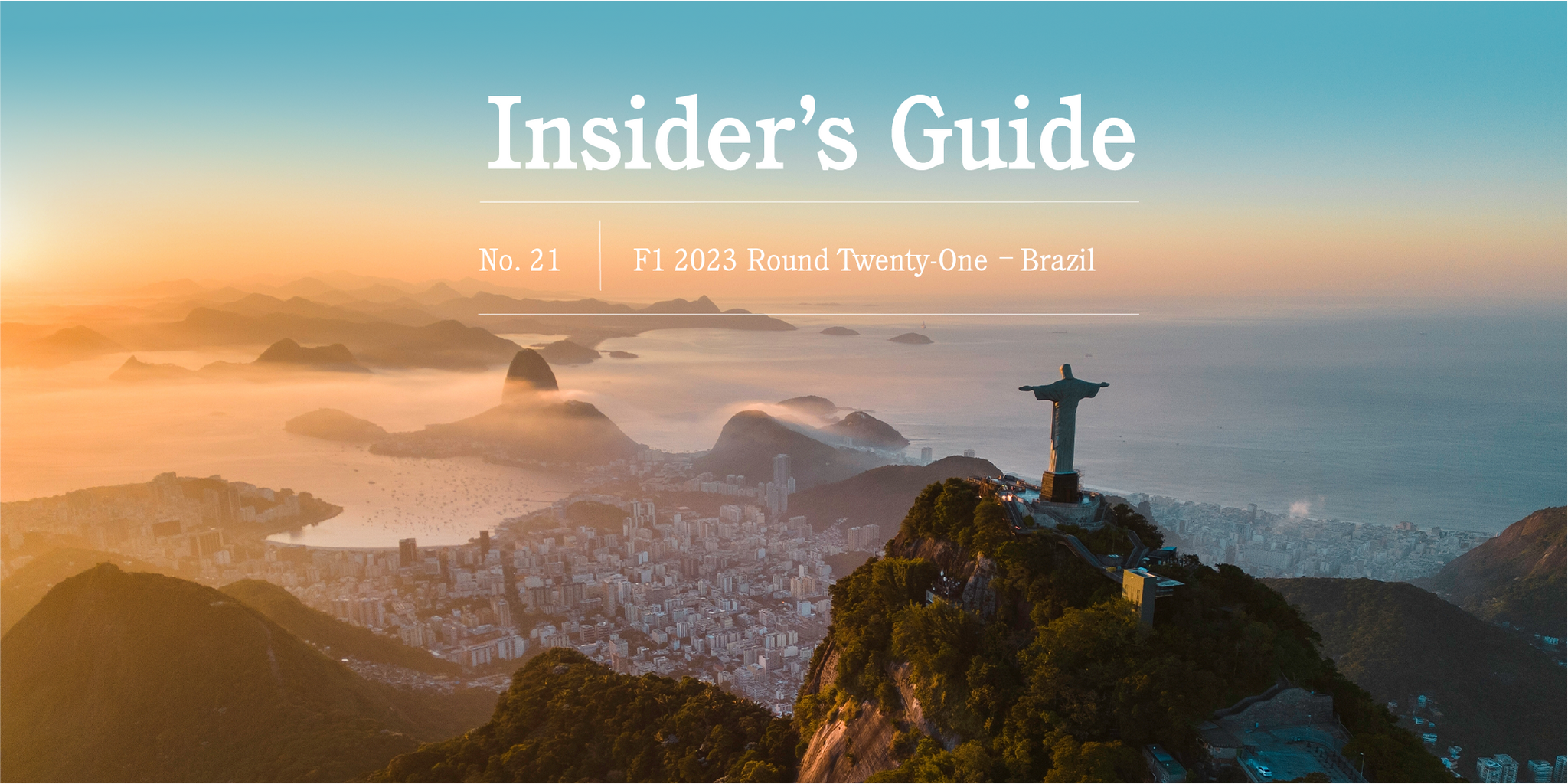 F1 2023 Insider's Guide No. 21  – Brazil - GLOBE-TROTTER