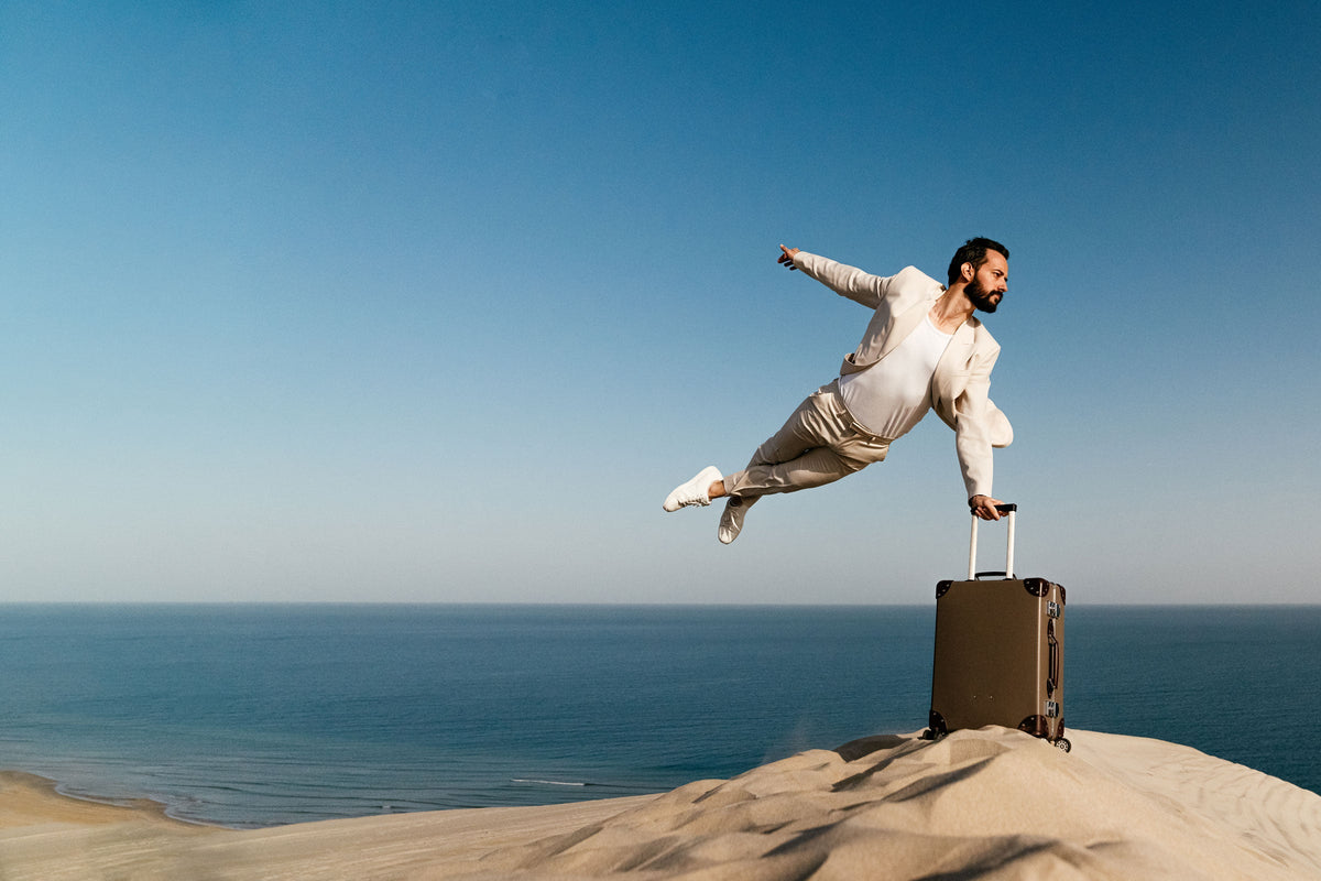 Artist Mathieu Forget | The Flying Man | Globe-Trotter Journal