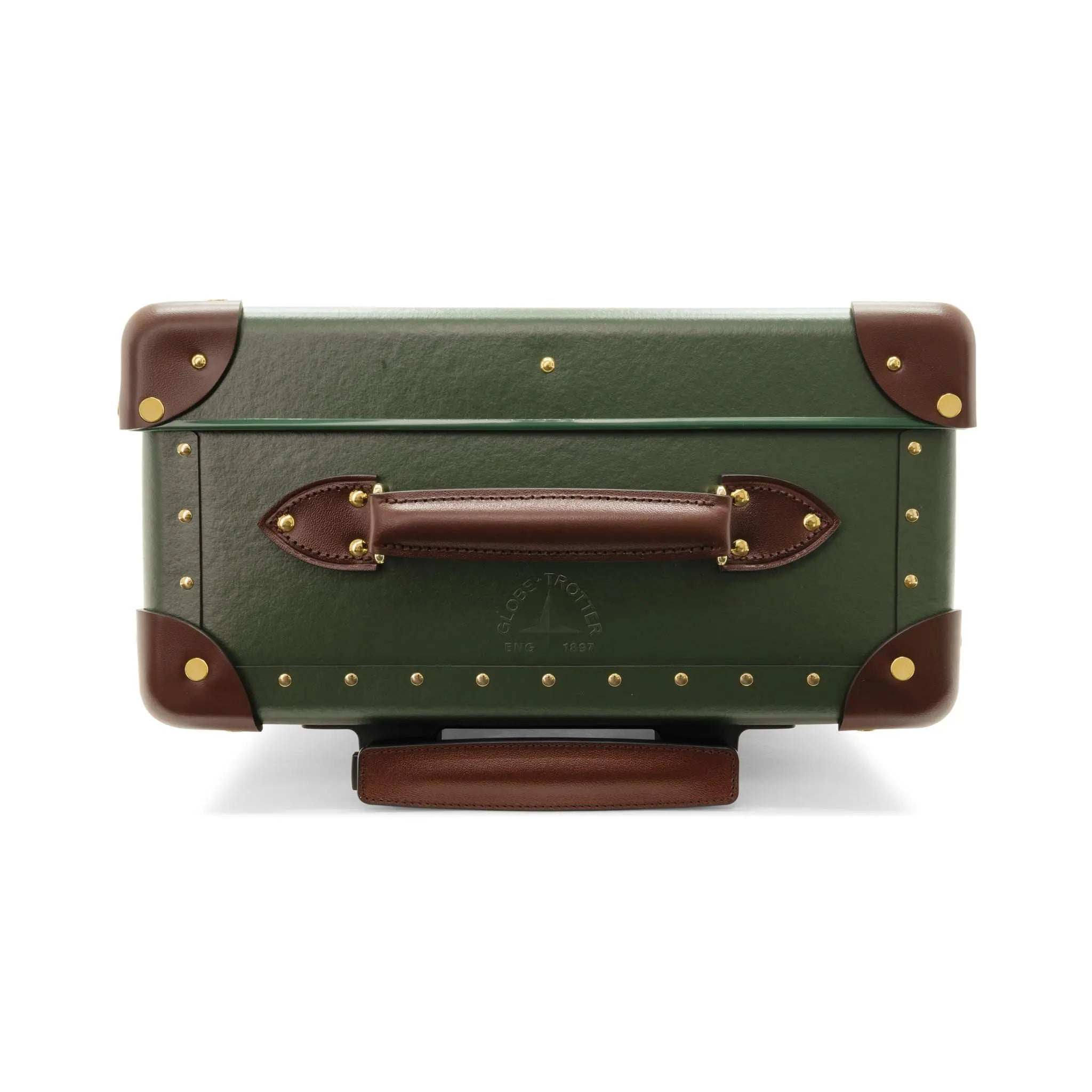Centenary · Small Carry-On - 2 Wheels | Green/Brown/Gold - GLOBE-TROTTER