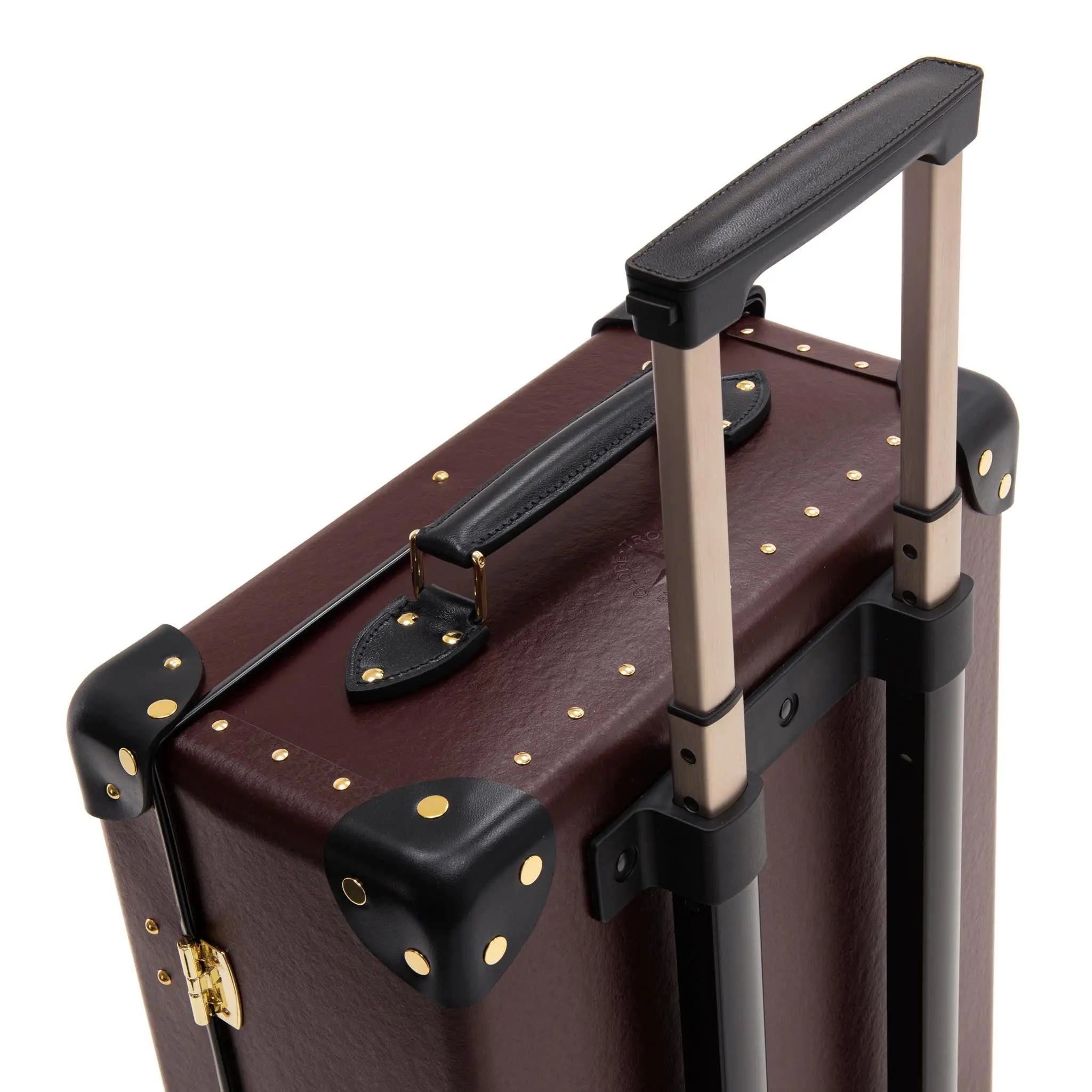 New - Centenary · Small Carry-On - 2 Wheels | Oxblood/Black/Gold - GLOBE-TROTTER