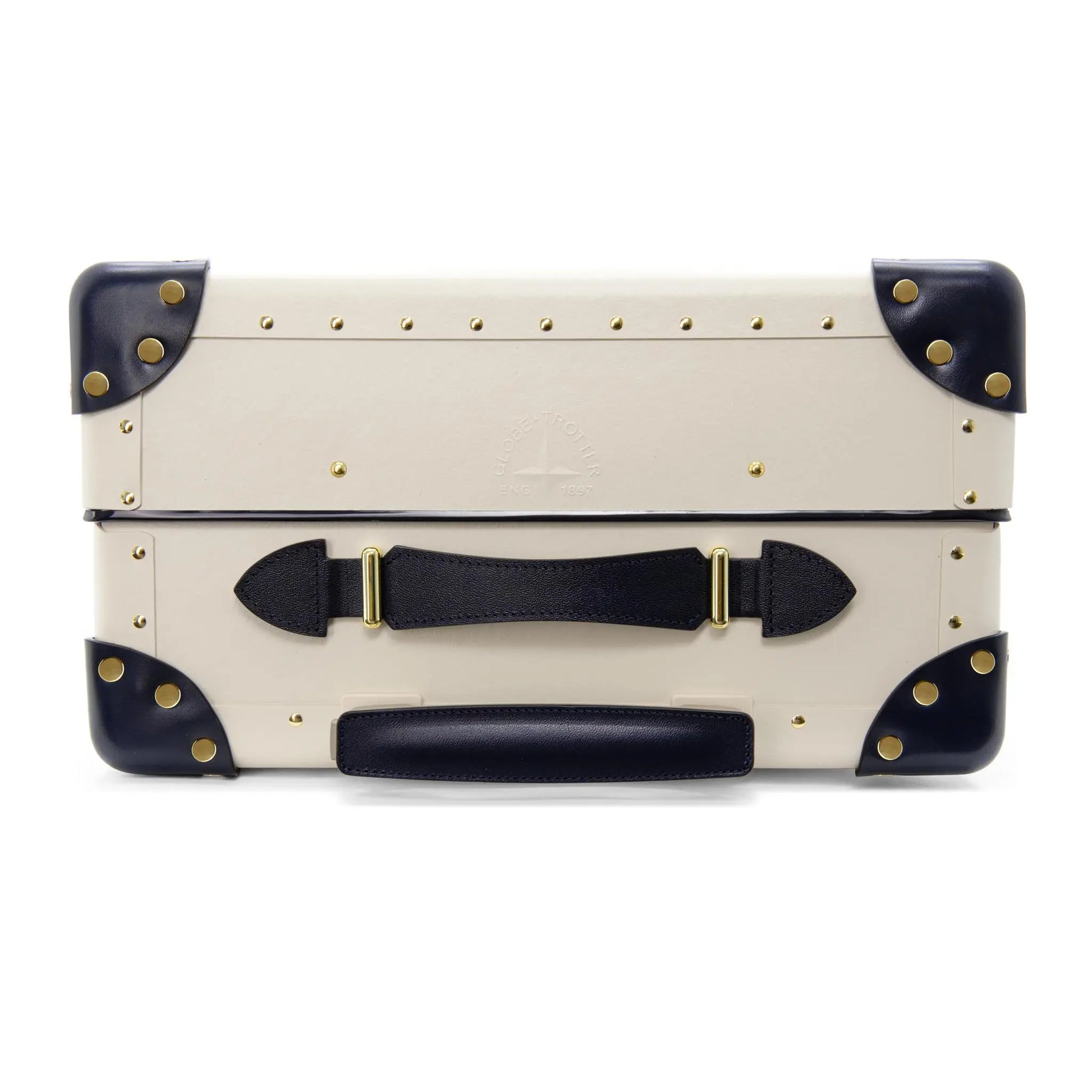 Centenary · Carry-On - 4 Wheels | Ivory/Navy/Brass - GLOBE-TROTTER