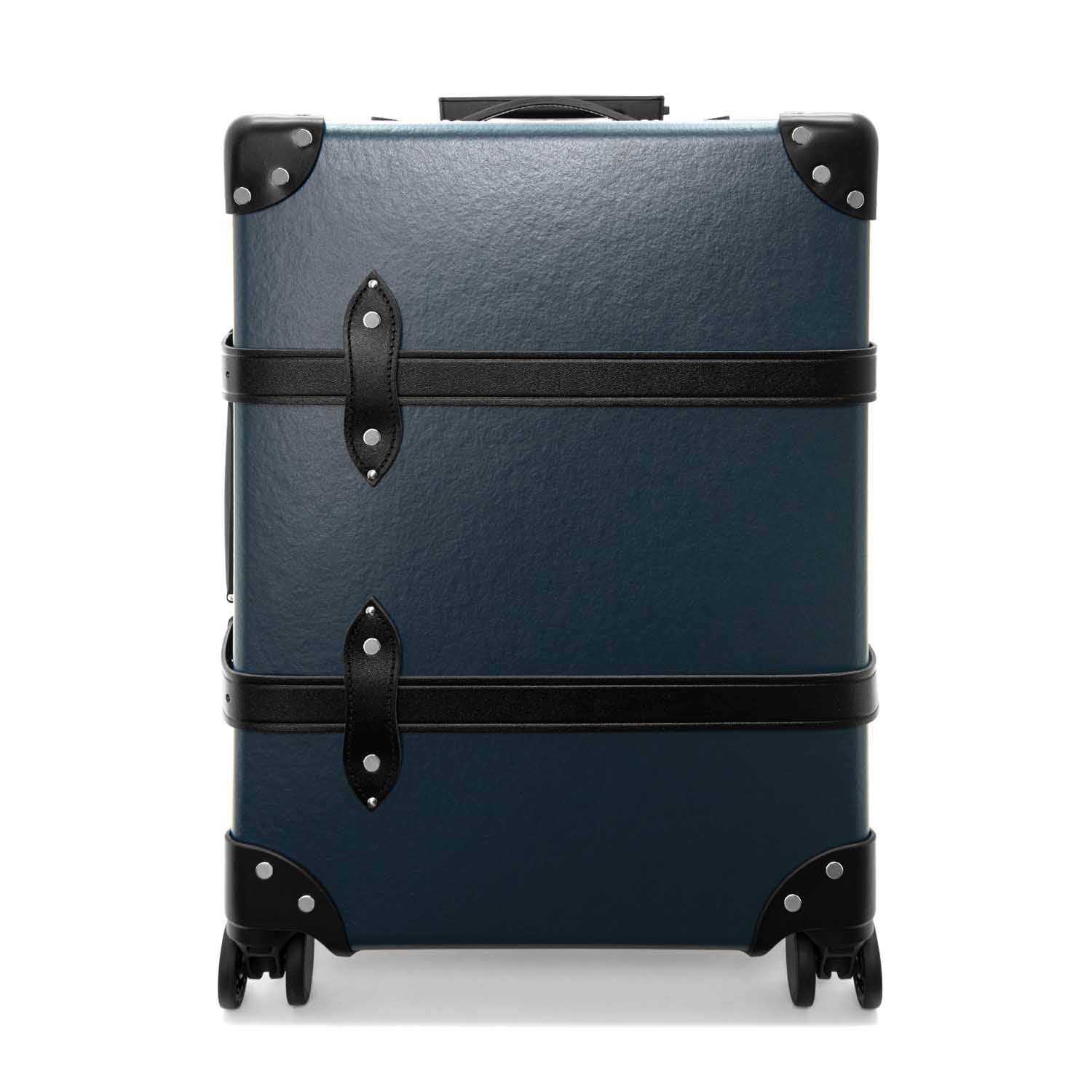 DR. NO · Carry-On - 4 Wheels | Navy/Black/Chrome